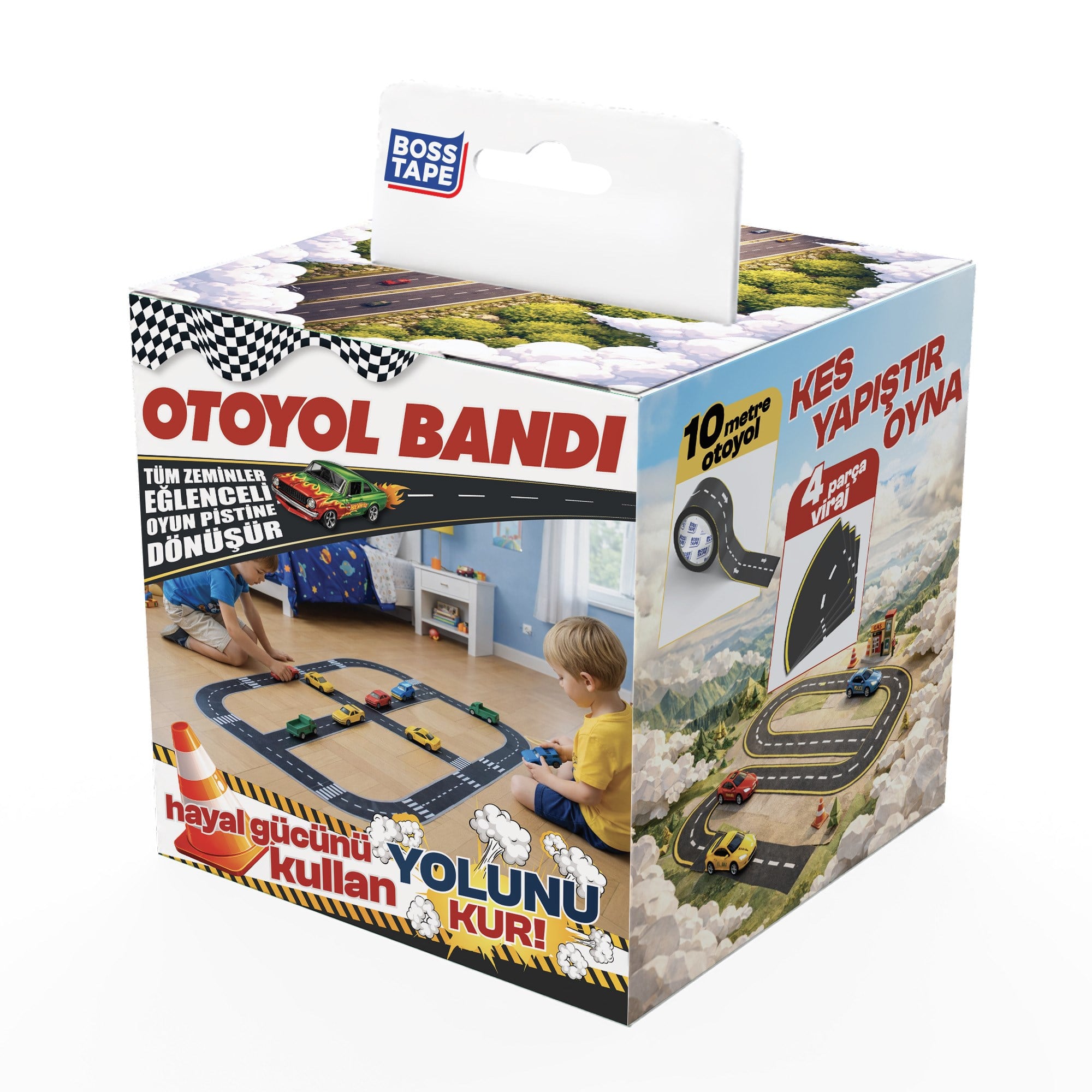 Boss TapeKırtasite BantlarıYol Yapım Bandı Otobant Otoyol Bandı