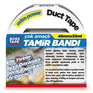 Duct Tape Tamir Bandı -Siyah- 48mmx50mt