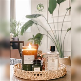 Asel El Yapımı Rattan Servis Tepsisi – Doğal Rattan Dekoratif Sunum ve Organizer Tepsi