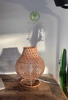 Ruwa El Yapımı Rattan  Abajur & Masa Lambası