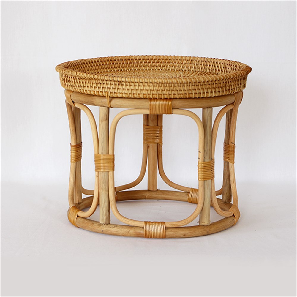 Zanzibar El Yapımı Rattan Sehpa