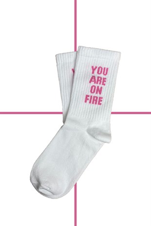 You Are On Fıre Soket Çorap
