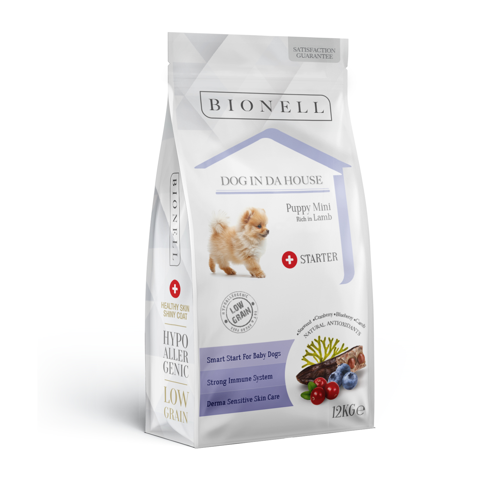 Bionell Mini ve Küçük Irk Yavru Köpek Maması Kuzu Etli 12 kg