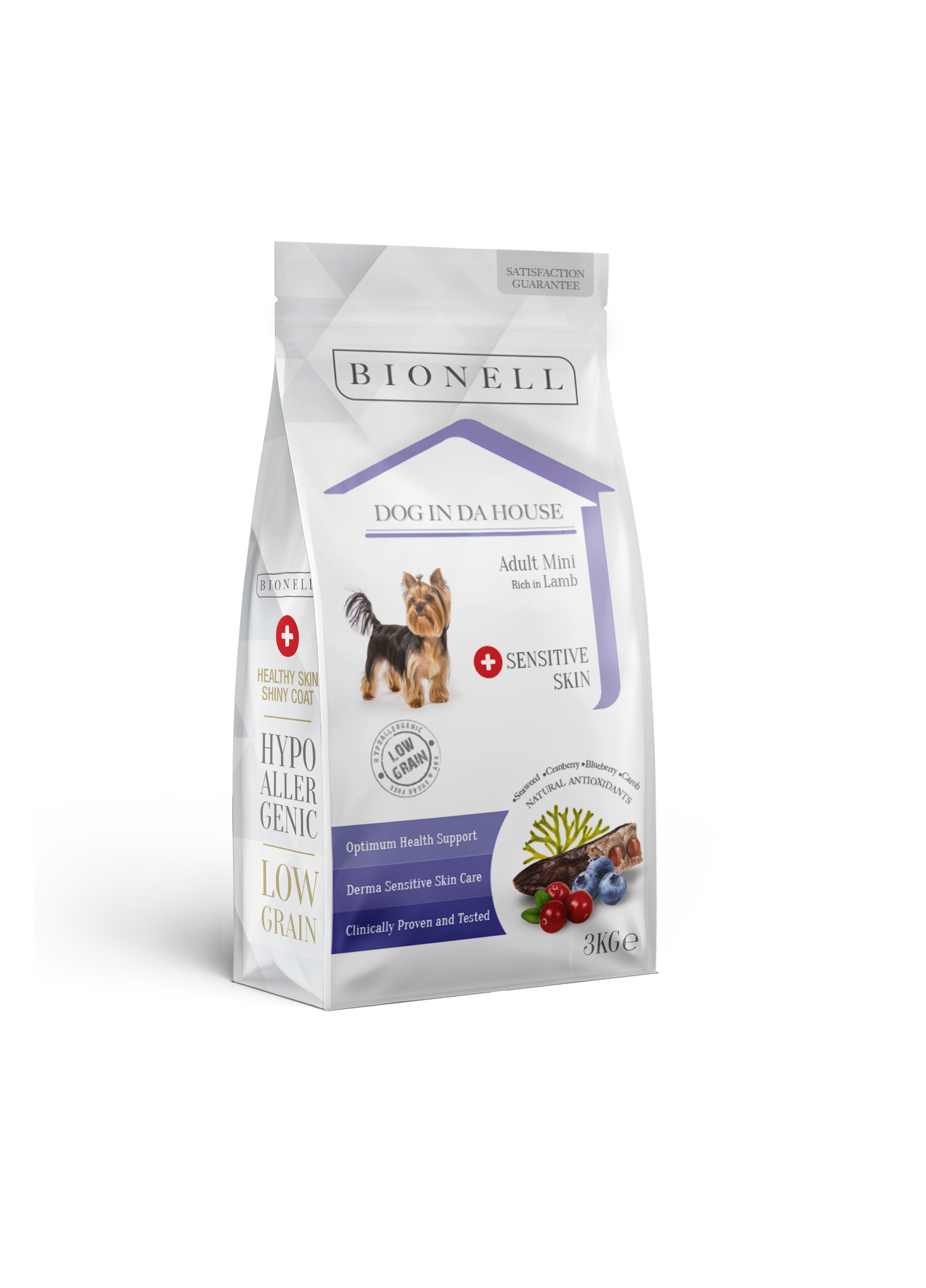 Bionell Mini ve Küçük Irk Yetişkin Köpek Maması Kuzu Etli 3 kg