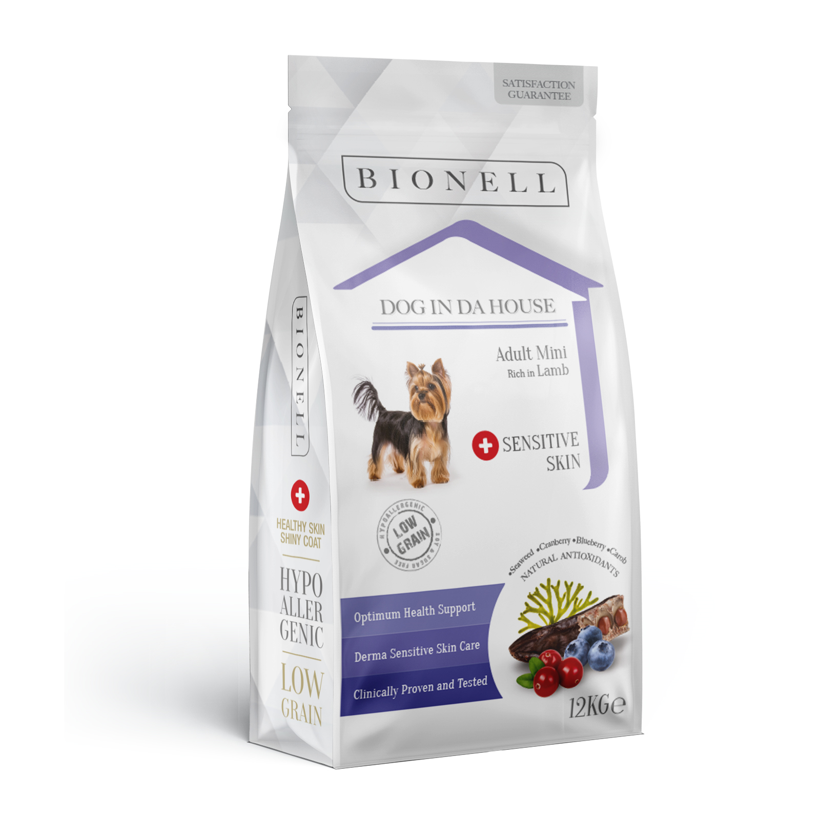 Bionell Mini ve Küçük Irk Yetişkin Köpek Maması Kuzu Etli 12 kg
