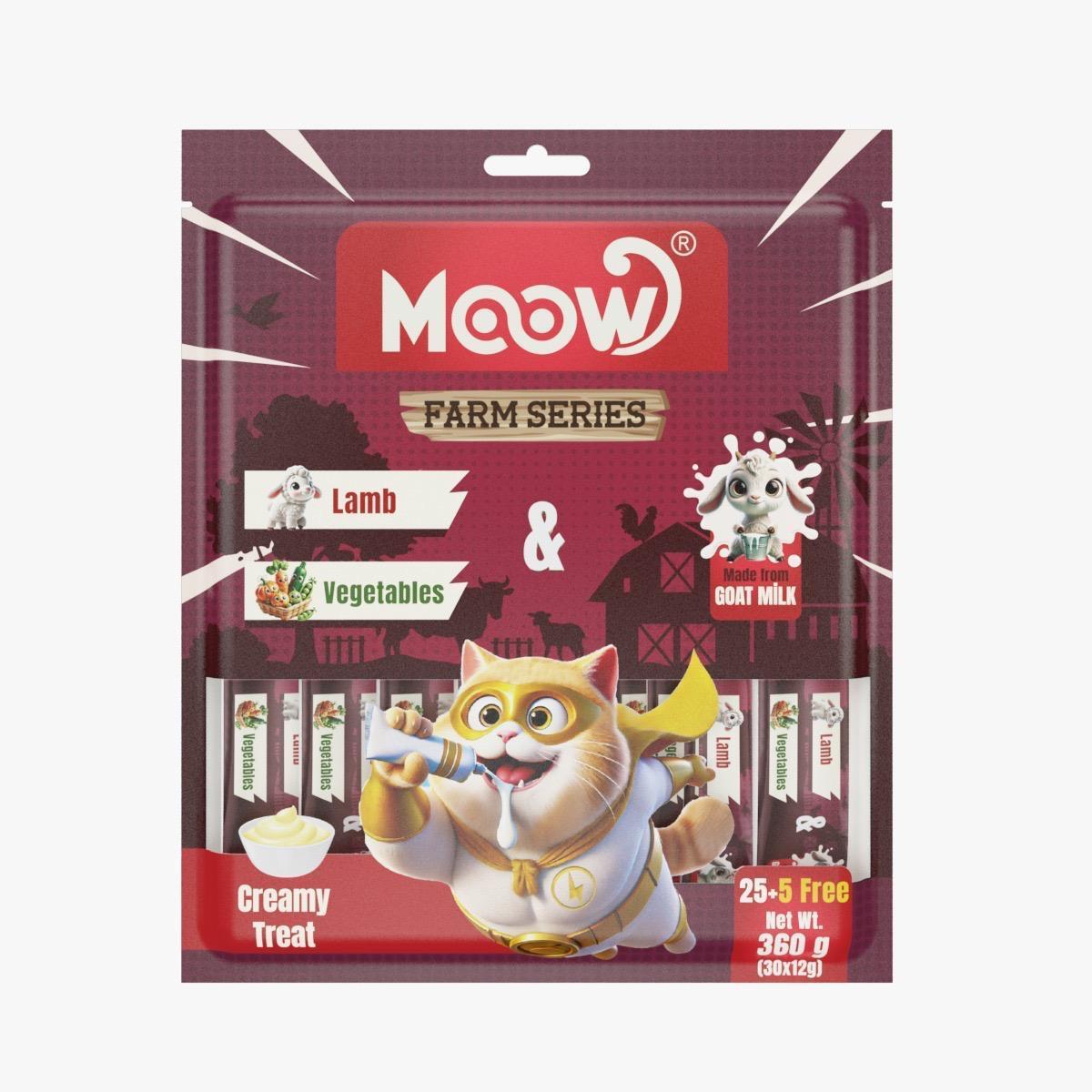 Moow Kuzu Etli & Sebzeli & Keçi Sütlü Krema 30'lu