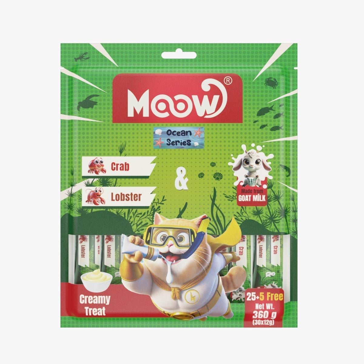 Moow  Yengeçli & İstakozlu & Keçi Sütlü Krema 30'lu