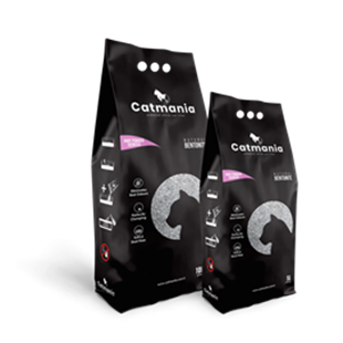 Catmania Premium 10 L İri Taneli Bebek Pudralı Kokulu Renkli Tanecikli Topaklanan Kedi Kumu