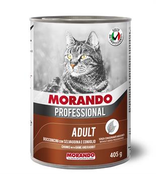 Morando Av Hayvanlı & Tavşanlı Kedi Konservesi 405 G
