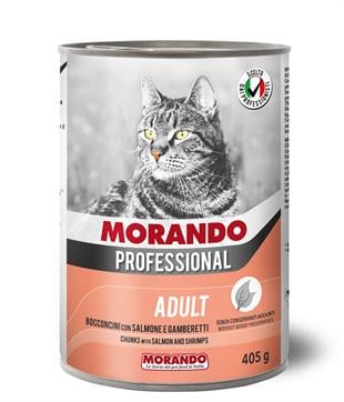 Morando Somonlu & Karidesli Kedi Konservesi 405gr