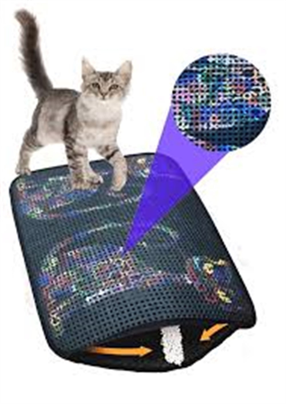 Elekli Kedi Tuvalet Önü Paspası 45*60