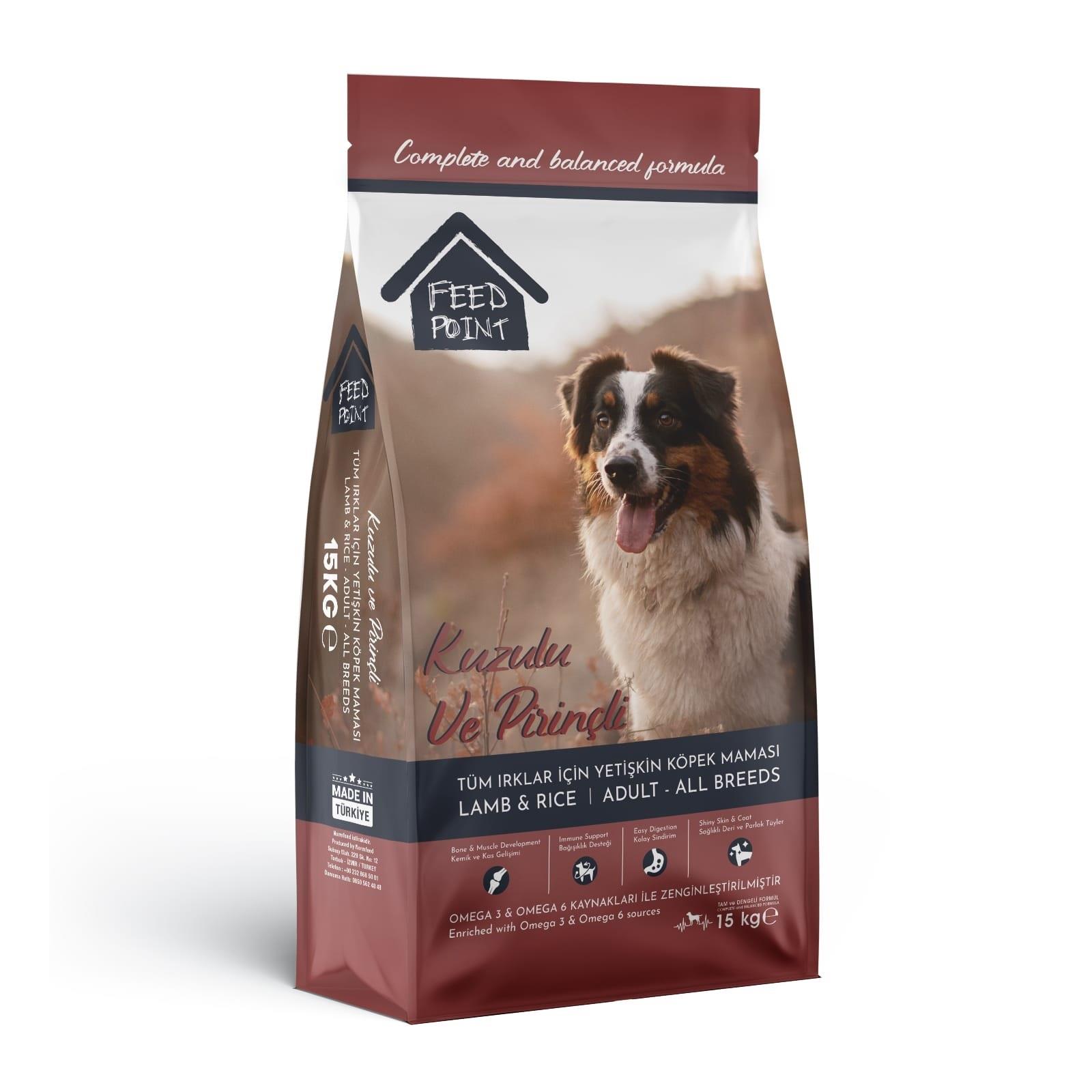 Feed Point Kuzulu Yetişkin Köpek Maması 15 kg