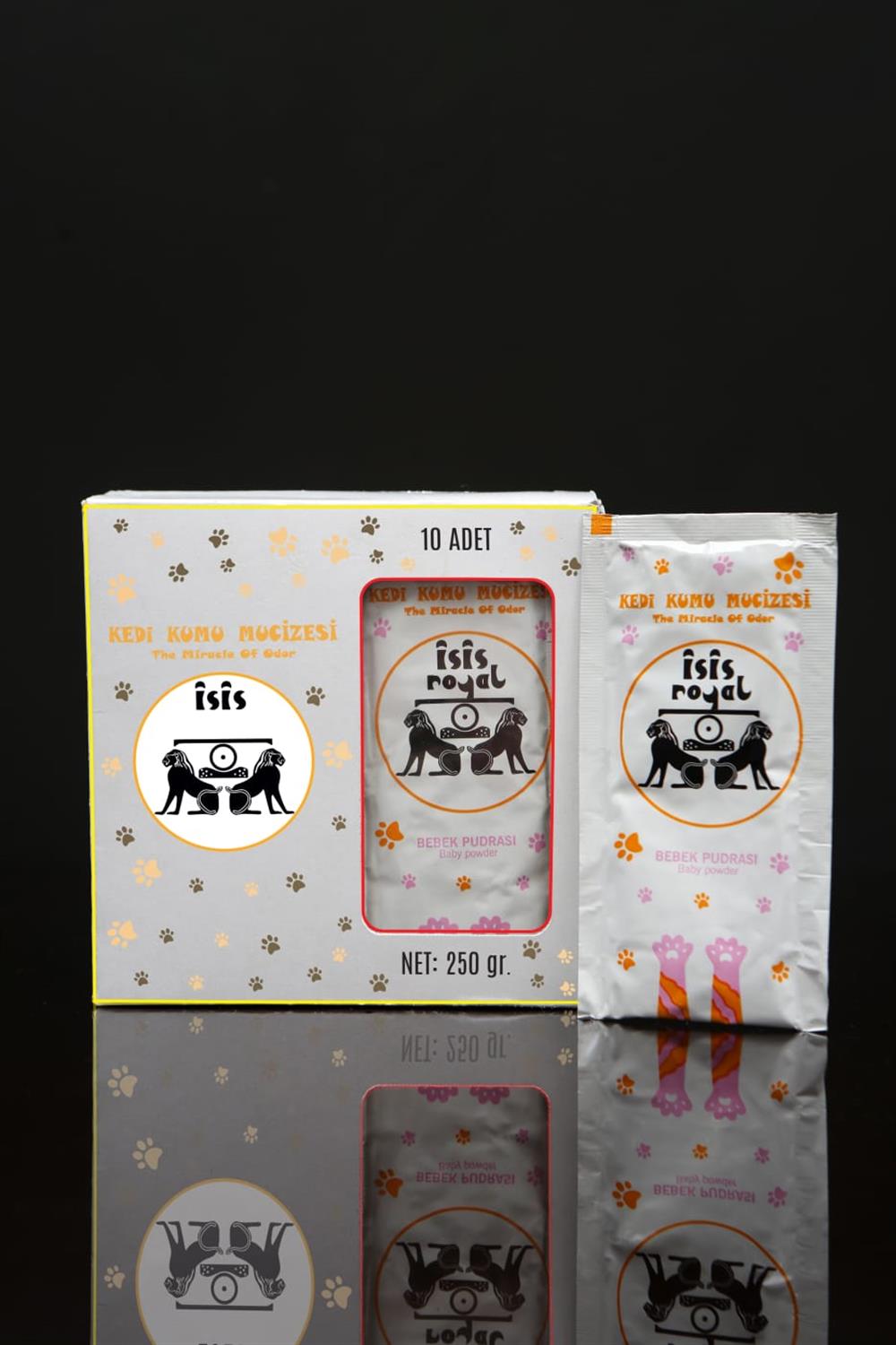 İsis Royal Kedi Kumu Koku Giderici Bebek Pudrası 