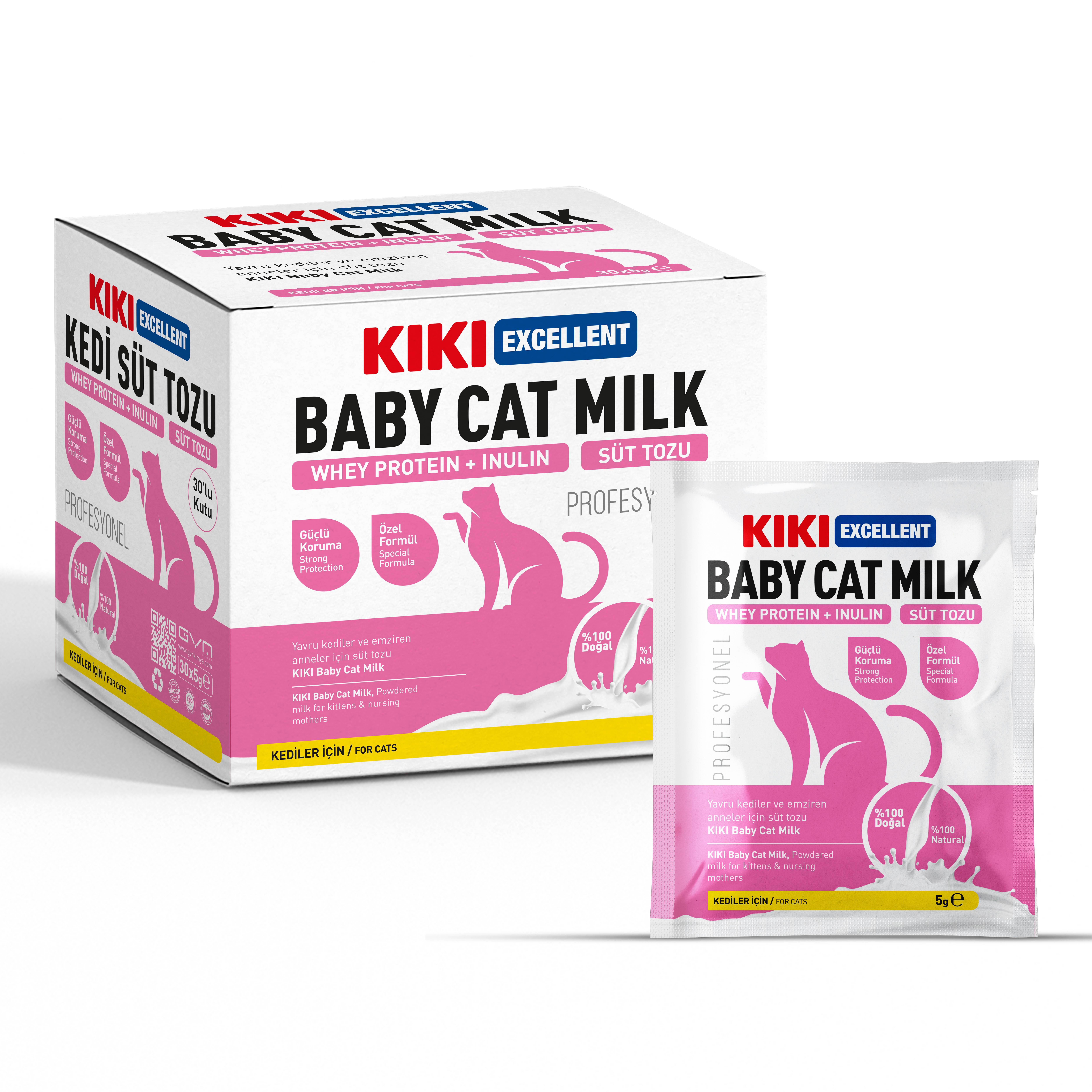Kiki Excellent Baby Cat Milk Saşe 5 g * 30 adet