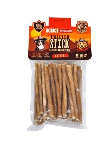 Kiki Excellent Naturel Burgu Çubuk Sığır Derisinden 50li Paket