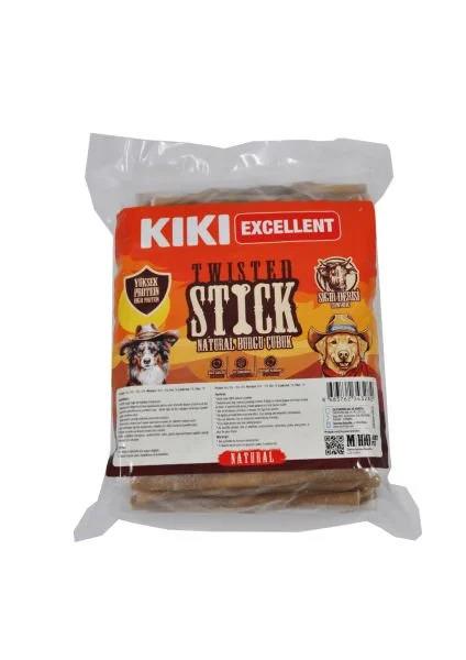 Kiki Excellent Naturel Burgu Çubuk Sığır Derisinden 100lü Paket