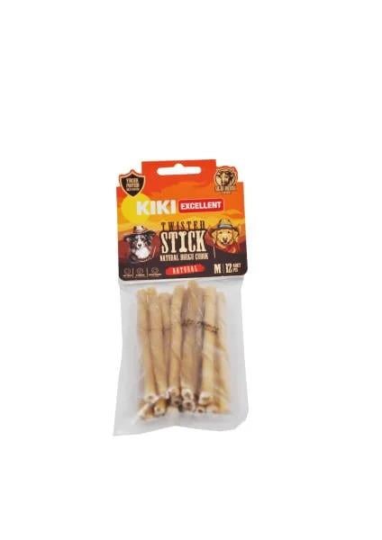 Kiki Excellent Naturel Burgu Çubuk Sığır Derisinden 12li Paket