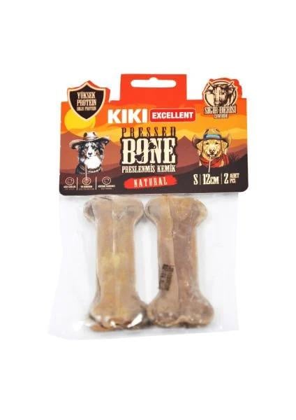 Kiki Excellent Naturel Pres Kemik Sığır Derisinden 2li Paket 12 cm