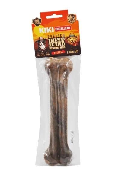 Kiki Excellent Naturel Pres Kemik Sığır Derisinden Tekli Paket 22 cm