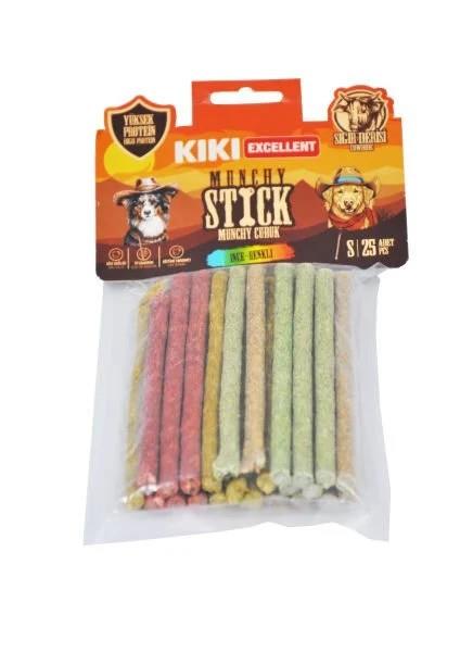 Kiki Excellent X-XS İnce Renkli Munchy Çubuk 25li Paket