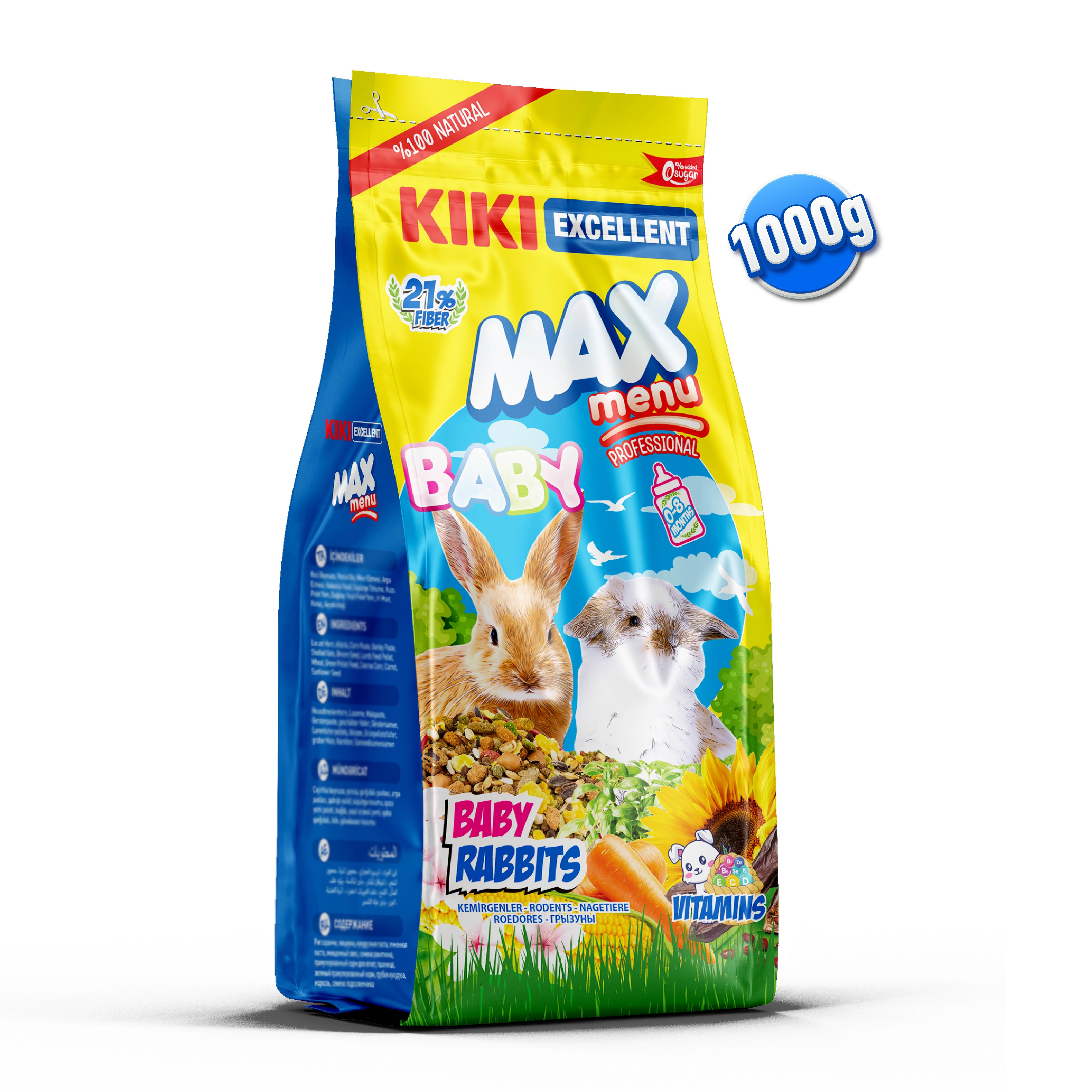 Kiki Excellent Yavru Tavşan Yemi 1000 g