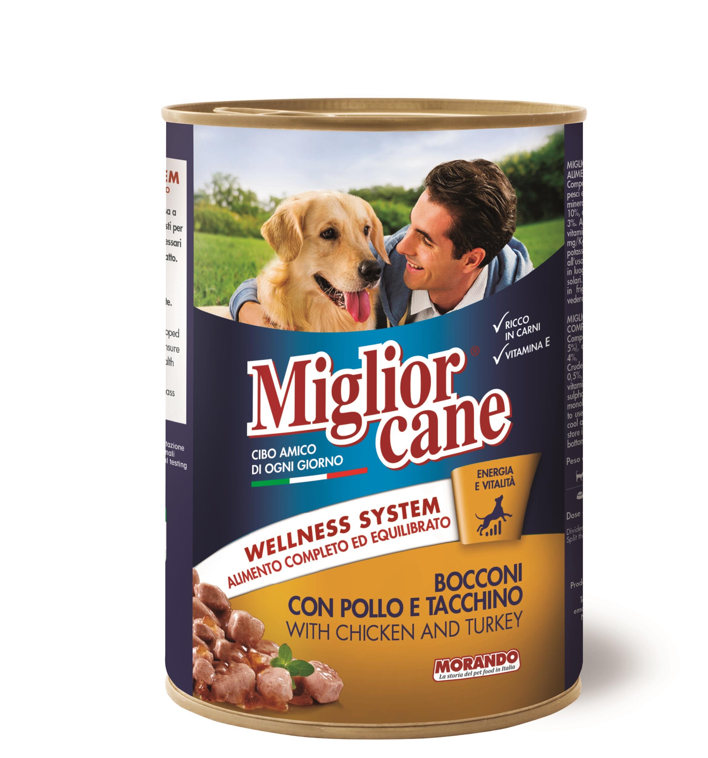 Miglior Cane Tavuklu & Hindili Köpek Konservesi 405 Gr