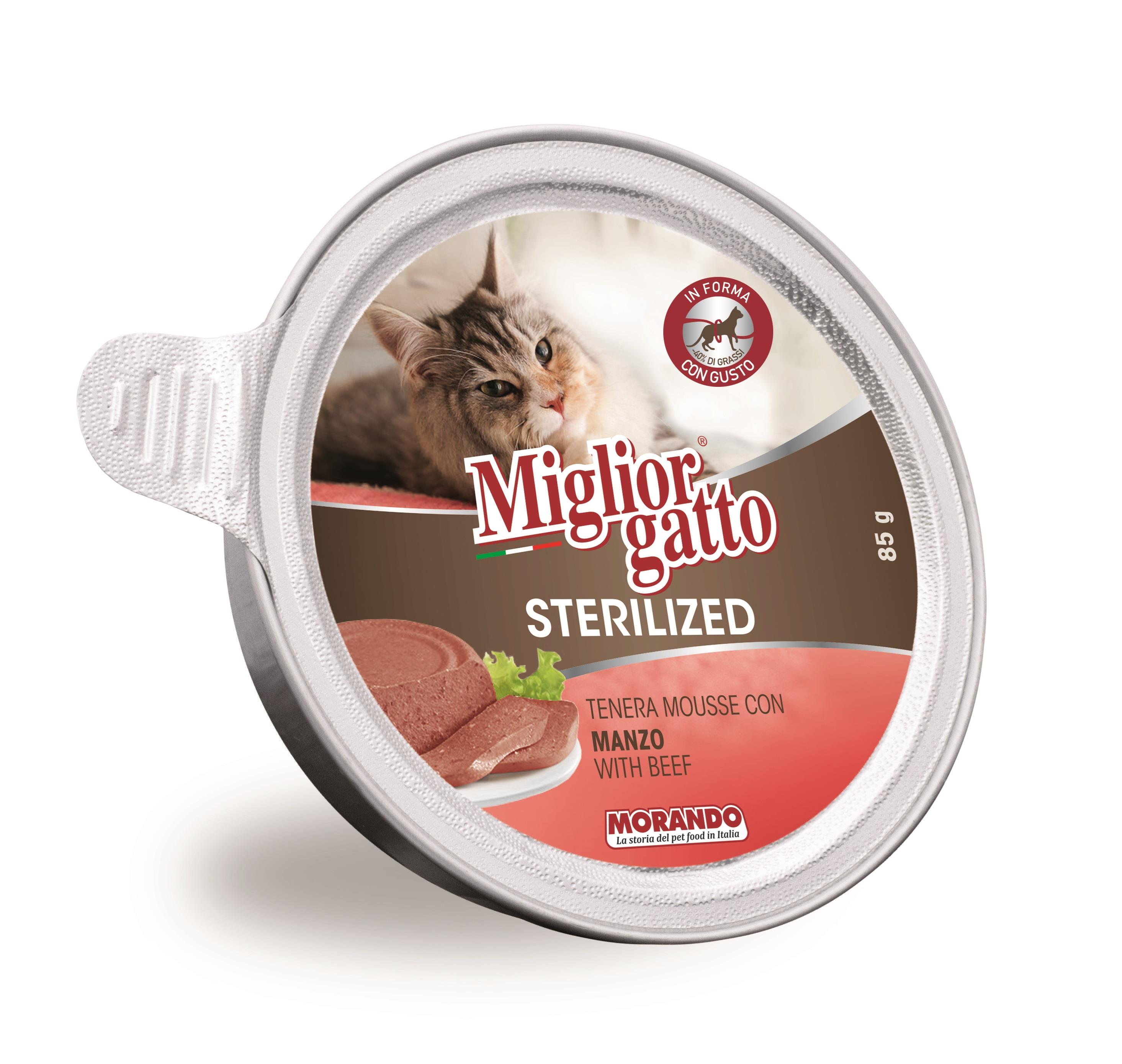 Miglor Gatto Biftekli Sterilized Mousse 85 gr