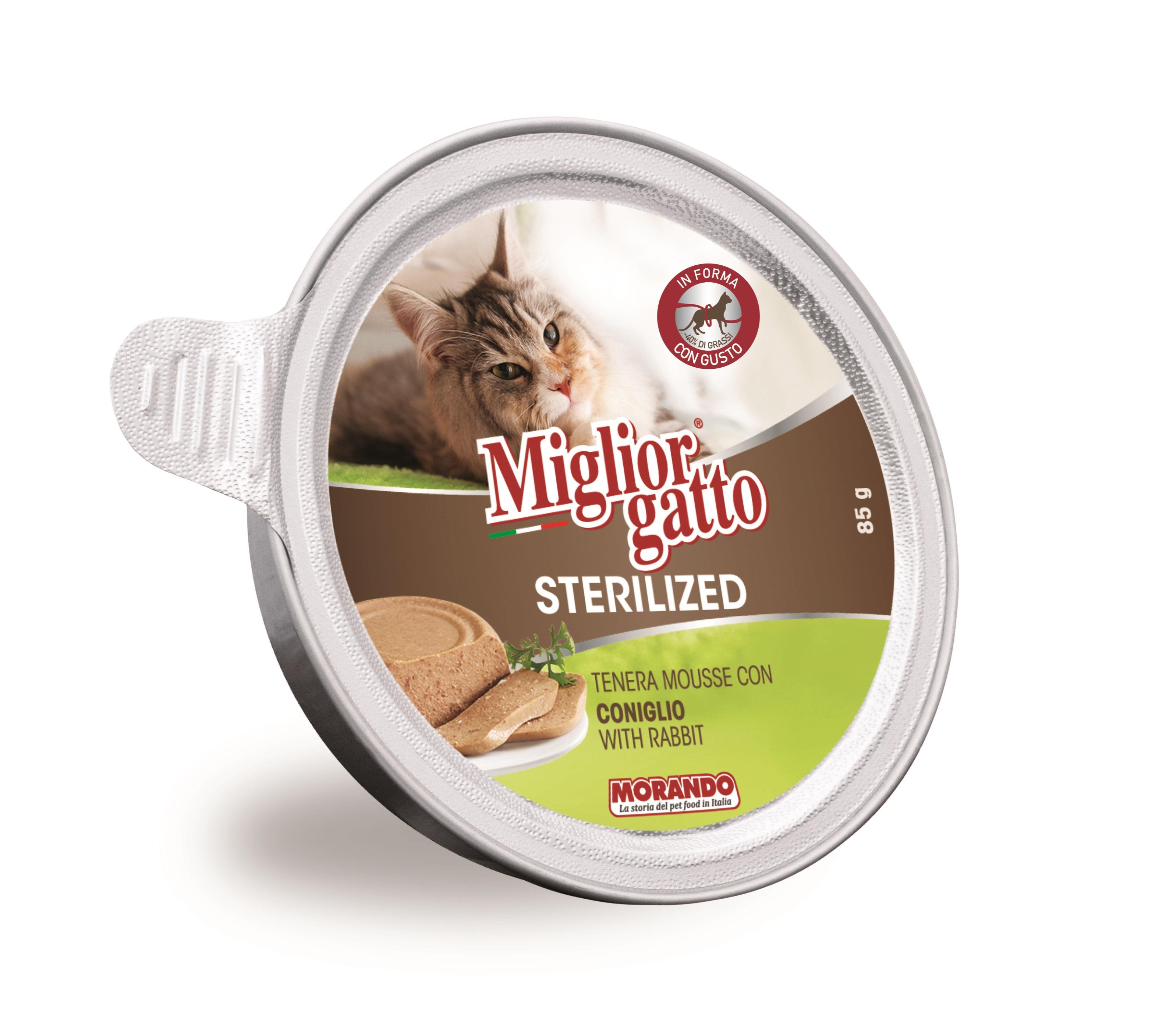 Miglor Gatto Tavşanlı Sterilized Mousse 85 gr