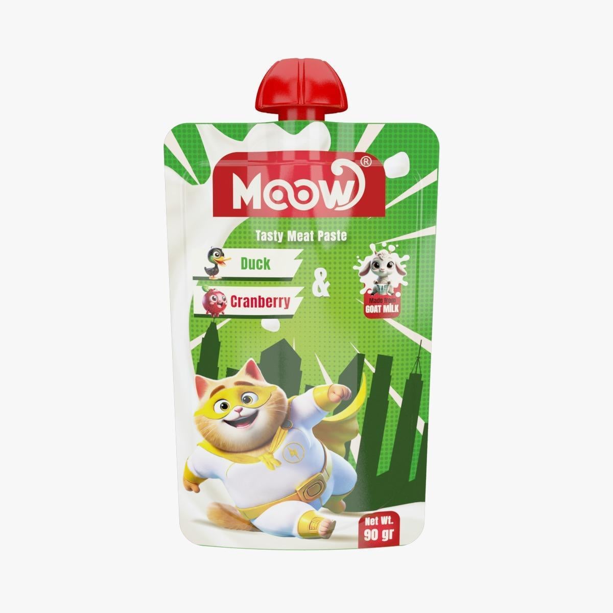 Moow Ördekli & Kızılcıklı & Keçi Sütlü Et Ezme 90 g
