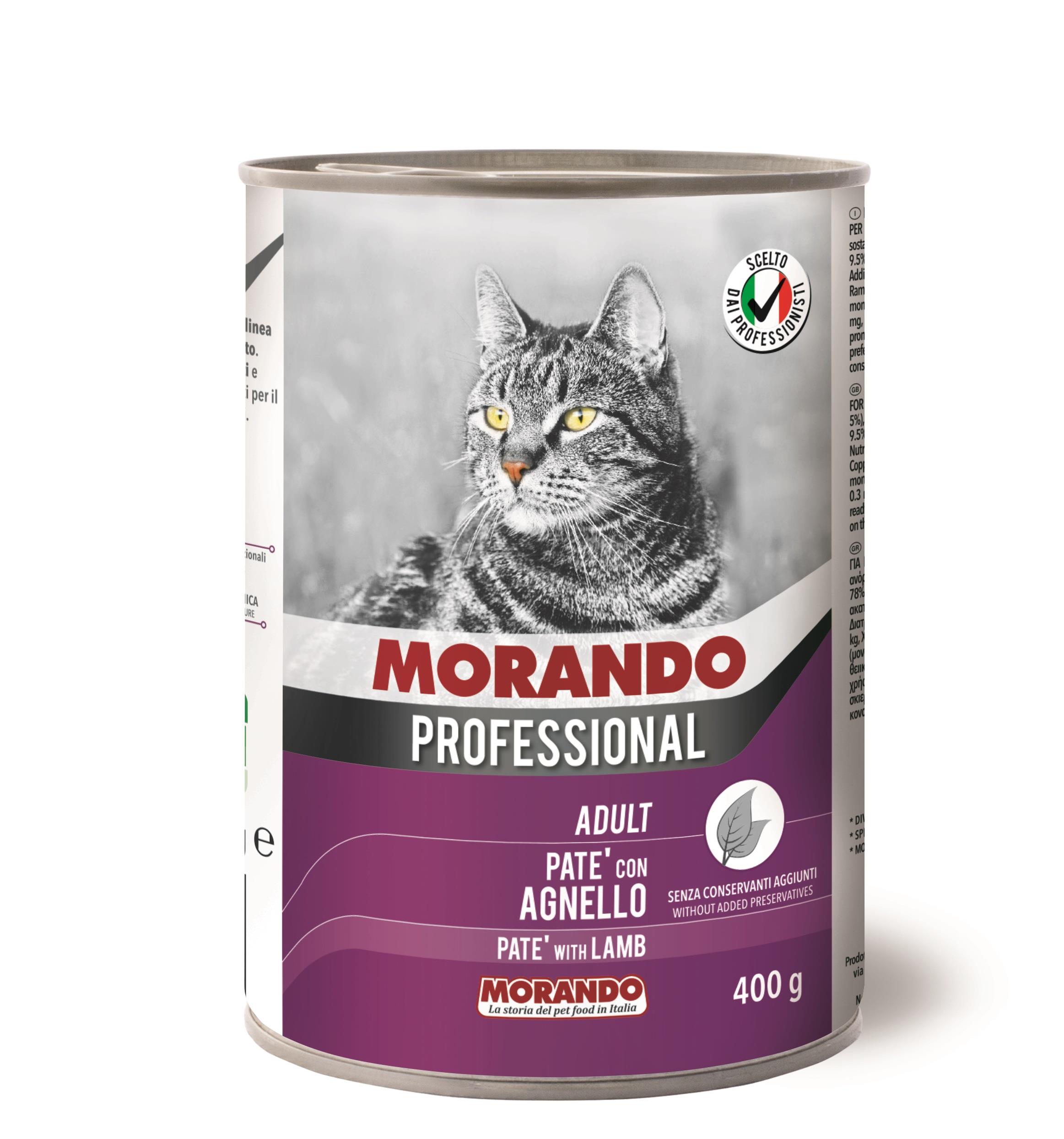 Morando Kuzu Etli Kedi Konservesi Pate 400gr