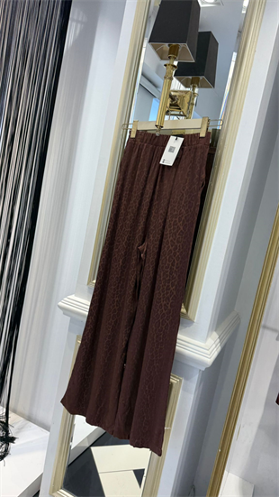 Jakar Desenli Palazzo Pantolon