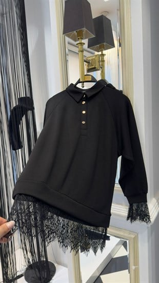 Çıtçıt Detay Polo Yaka Tunik