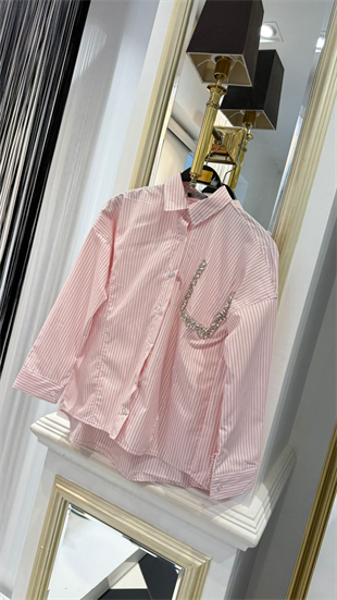 Ön Taş Detay Gömlek