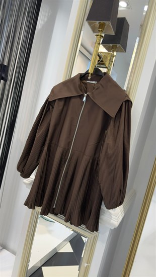 Fermuarlı Pile Detay Kap