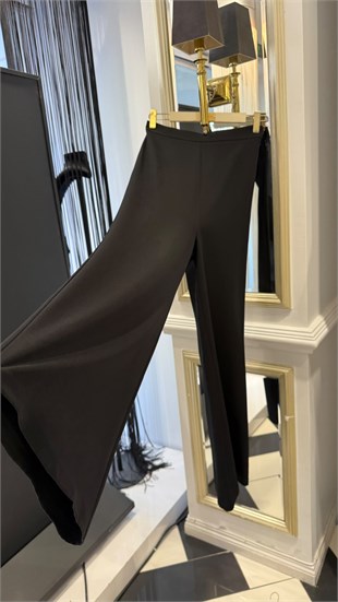 Asimetreik kesim taşlı Pantalonlu Takım