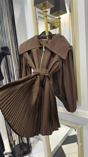 Fermuarlı Pile Detay Kap