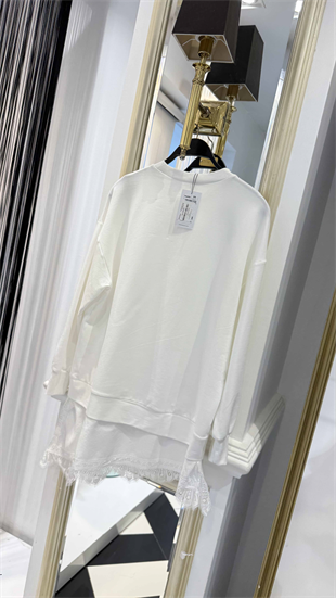 Dantel Detay Sweat Tunik