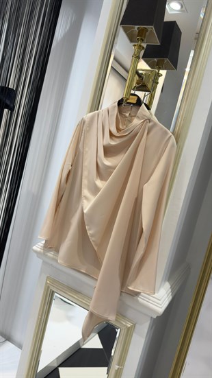 Anvelog Yaka Düğmeli Bluz