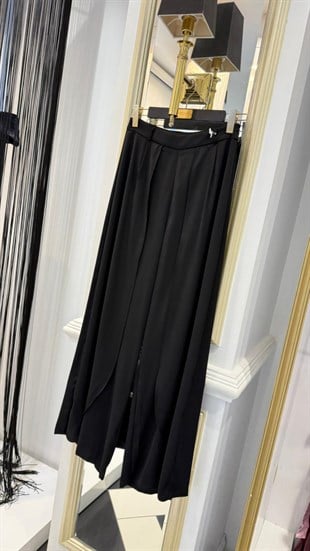 Ön Yırtmaç Detay Palazzo Pantolon