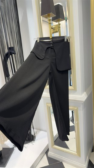 Bel Kuşak Detay Pantolon