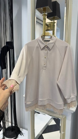 Çıtçıt Detay Polo Yaka Tunik