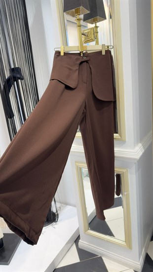 Bel Kuşak Detay Pantolon