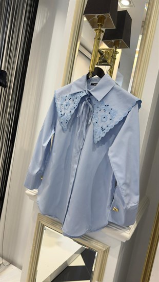 Yaka İşleme Detay Gömlek