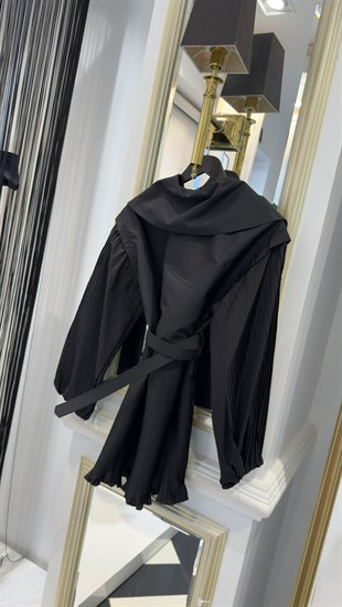 Fermuarlı Pile Detay Kap