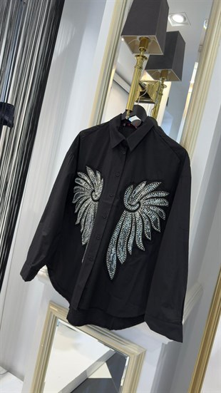 İncili Pul Detay Gömlek