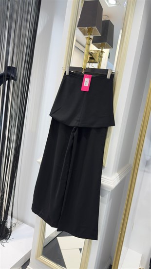 Bel Kuşak Detay Pantolon