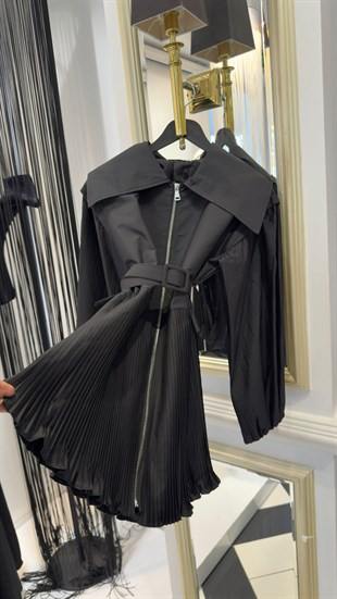 Fermuarlı Pile Detay Kap