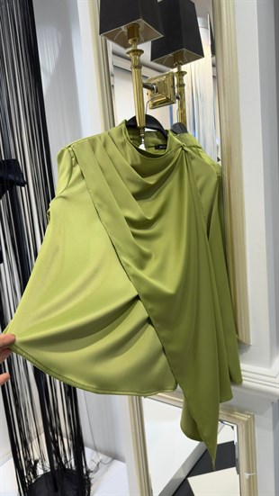 Anvelog Yaka Düğmeli Bluz