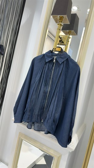 Bomber Fermuar Detay Ceket