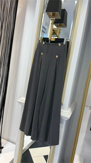 Düğme Detay Palazzo Pantolon